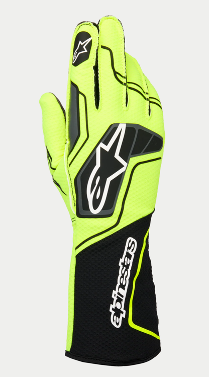 Alpinestars Tech 1-KX V4 giallo fluorescente/nero FIA karting