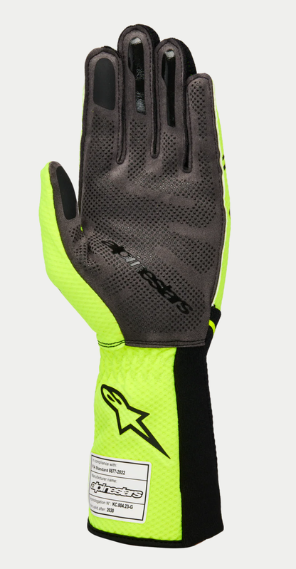 Alpinestars Tech 1-KX V4 giallo fluorescente/nero FIA karting