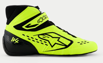 Scarpe da kart Alpinestars KX V3 omologate FIA, giallo fluorescente/nero