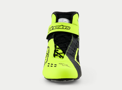 Scarpe da kart Alpinestars KX V3 omologate FIA, giallo fluorescente/nero