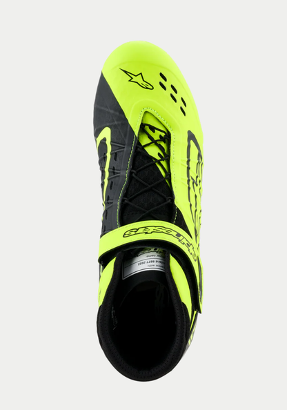 Scarpe da kart Alpinestars KX V3 omologate FIA, giallo fluorescente/nero