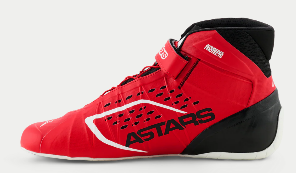 Scarpe da kart Alpinestars KX V3 FIA rosso/nero