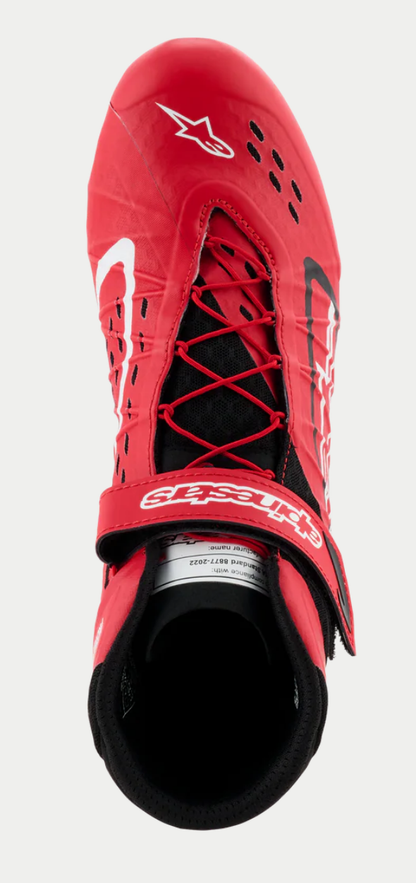 Scarpe da kart Alpinestars KX V3 FIA rosso/nero