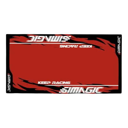 Simagic Floor Mat – Black / Red