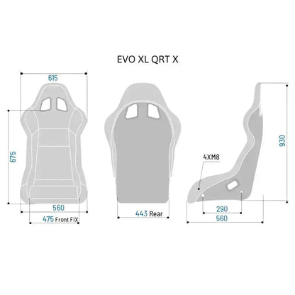 SPARCO EVO QRT X Race Seat - Black