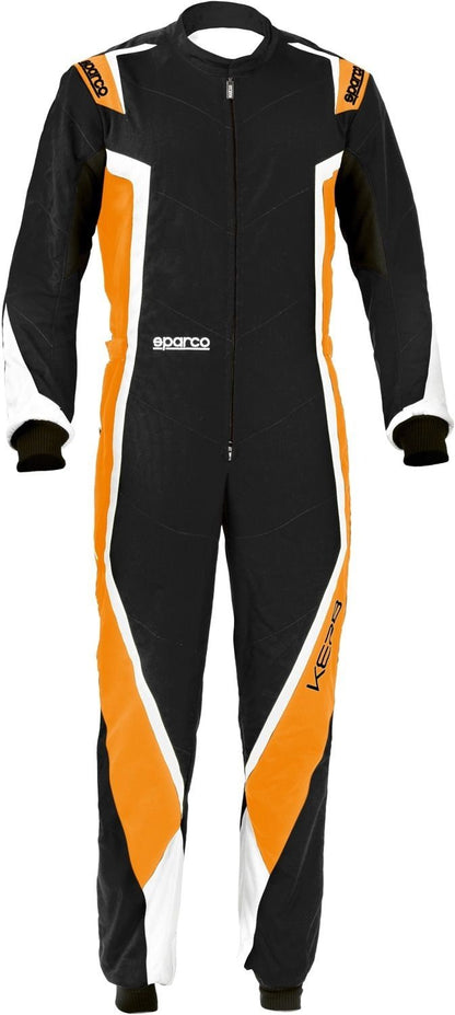 Tuta antiurto Sparco nera/arancione