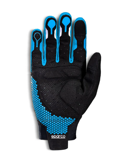 Sparco sim racing gloves hypergrip zwart/blauw - KartKings