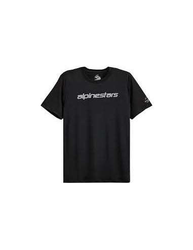 Maglietta Alpinestars Linear nera/bianca