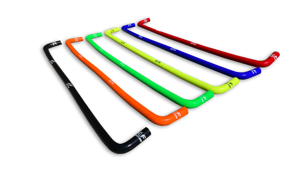 AF Radiateur silicone waterslang  Geel 120 CM 2 x bocht 90 graden