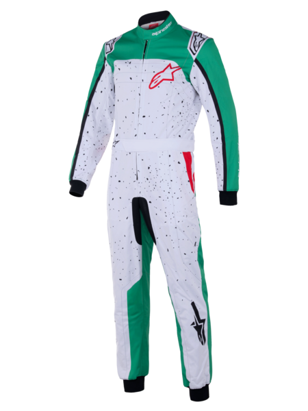 Alpinestars KMX-9 V3 Graphic 6 Bianco / verde / rosso