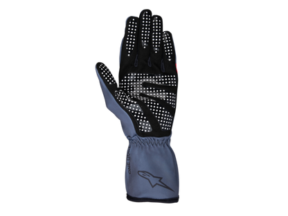 Alpinestars Tech 1-K V2 Pure gloves asphalt / rood / charcoal