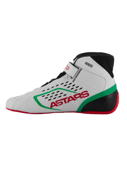 Scarpe da kart Alpinestars KX V3 omologate Fia Bianco / verde / rosso
