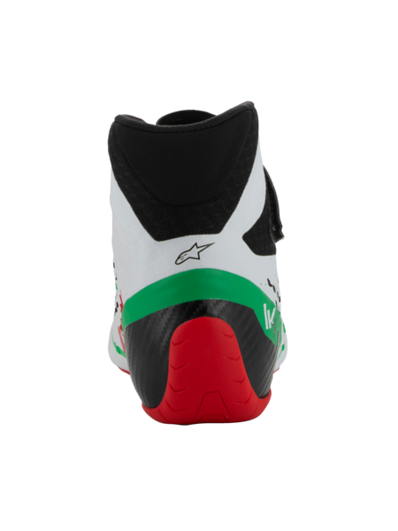 Scarpe da kart Alpinestars KX V3 omologate Fia Bianco / verde / rosso