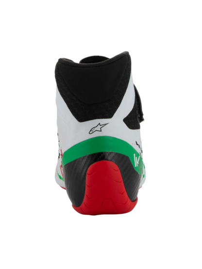 Scarpe da kart Alpinestars KX V3 omologate Fia Bianco / verde / rosso